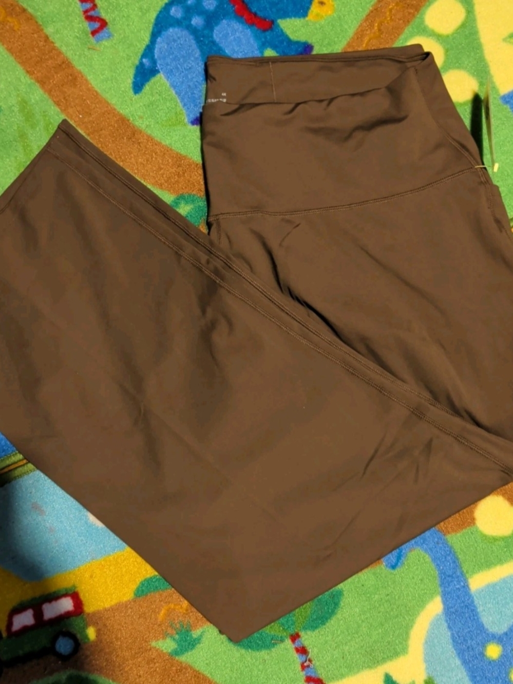 All in Motion Women's Leggings 4X Dark Brown High Waist NWT
